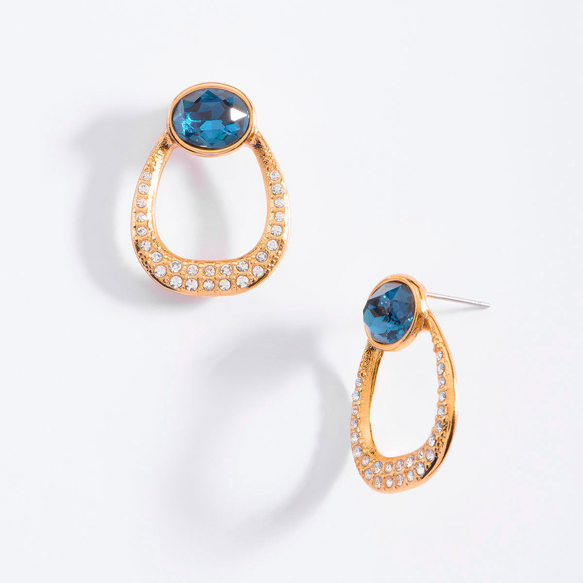 Aretes Cristal Azul