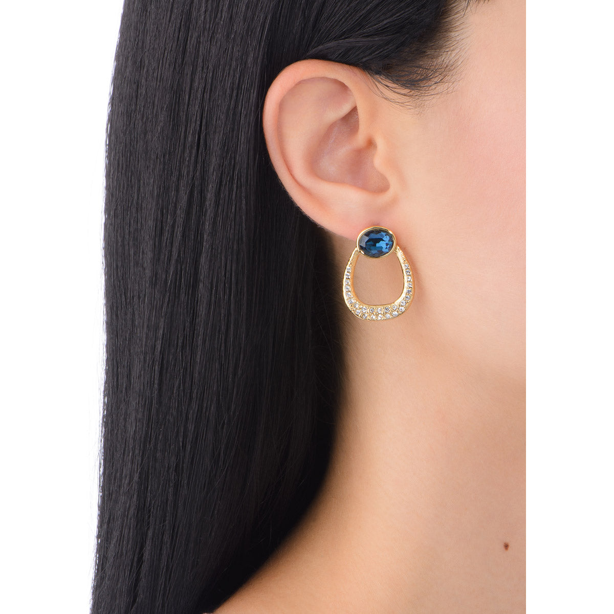 Aretes Cristal Azul