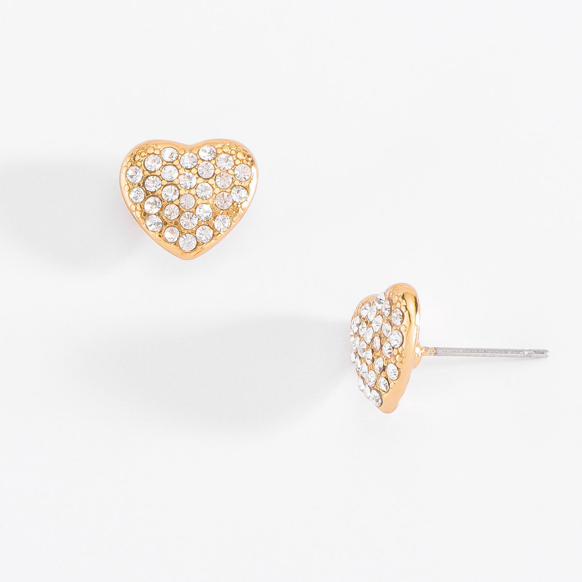 Aretes Corazon Cristales