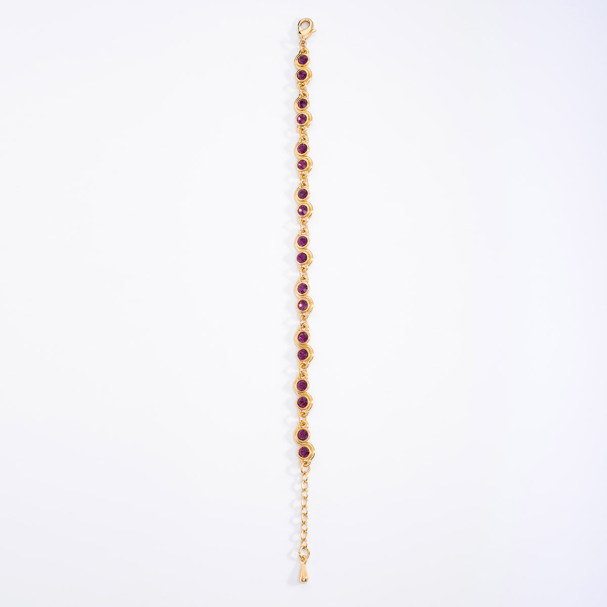 Pulsera Cristales Purpura